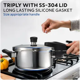 tramontina Aeion + Pressure Pan 3.5 L Induction Bottom Pressure Pan image 4