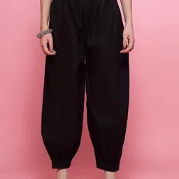 Pure Cotton Solid Women ["Black"] Salwar-image-81