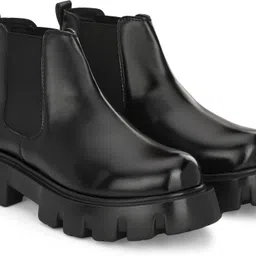 eego italy Chunky Chelsea Boots For Men image 5