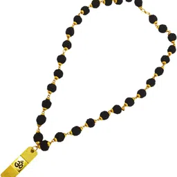 nirvana mukhi Bhagwan Mahadev Locket Pendant With Mala For Men's, Boy's,Girls,Women's Beads Gold-plated Plated Brass, Wood Necklace-picture-12