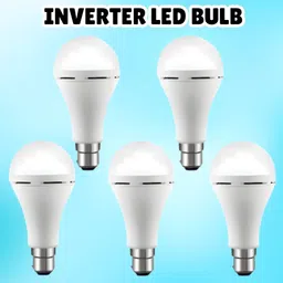 sacro (Emergency Inverter Blub) charging 12W LED Bulb for Extended Lighting_Pack_5Q95 4 hrs Bulb Emergency Light image 1