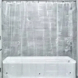 shavin 224 cm (7 ft) PVC Transparent Door Curtain Single Curtain-picture-23