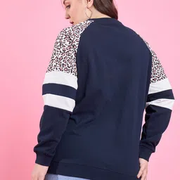 austivo Women Full Sleeve Printed Sweatshirt image 2