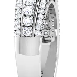 avsar R3714 14kt Cubic Zirconia White Gold ring image 2