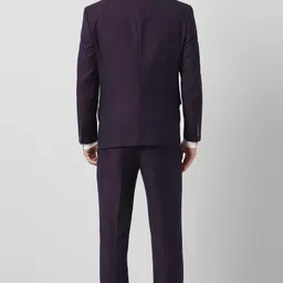 van heusen Men Three Piece Suit Solid Suit image 4