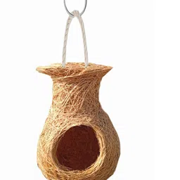 comfort Bird Nest Purely Hand Made with replace coir Bird House-picture-22
