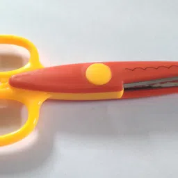 sharma business Art and Craft Paper Shape Cutting Scissor for Office Work and School Assignment Work (Quantity-1 Single Scissor) Design Selected Randomly. Scissors-picture-14