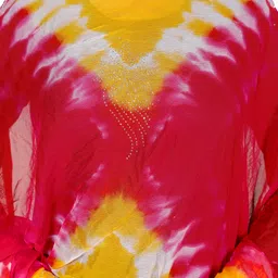 qaunain Chiffon Printed Multicolor Women Dupatta image 2