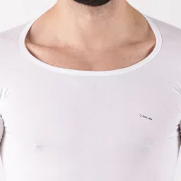 Pack of 4 Dollar Lehar Men Combed Cotton Round Neck With Sleeve Vest -Pack of 4- White Men Vest image 5