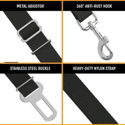 active pets Dog Car Seat Belt Safety Harness Pet Seat Belt image 4