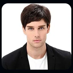hamsri Full Head Synthetic Brown Short Wig For Men-N Hair Extension-picture-31