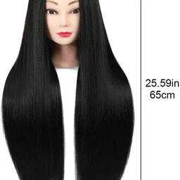deluxe hair Saloon Use Dummy for Styling And Practice Dummy Hair Extension image 2