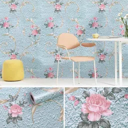 anna stella 304 cm Wall Stickers Waterproof & 100% Removable PVC Wallpaper(304.8x45.72CM) Self Adhesive Sticker image 5
