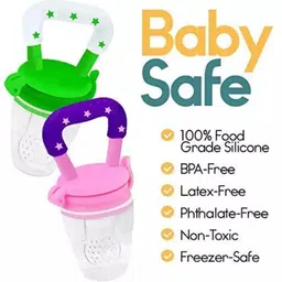 naughty baby fruit and food nibbler combo pack Teether and Feeder image 5