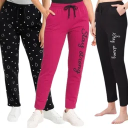 k4ss Pack of 3 Fancy Stylish Printed Combo Pack Of 3 Pyjama | Trouser | Lower for woman | Girl Women Pyjama-picture-21