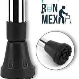 runmex Lightweight Black Elbow Crutch – Adjustable Walking Aid Walking Stick image 5