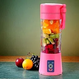 5teknova Electric Fruit Juicer Maker USB Rechargeable Mini Juicer Mixer GrinderLJ329 350 W Juicer Mixer Grinder image 1