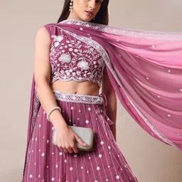 kinjo Embroidered Stitched Lehenga Choli image 2