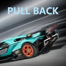 bestie toys Cars Lambo V12 Race Car Toys Model Car 1/32 Die-cast Pull Back Collectible Model image 4