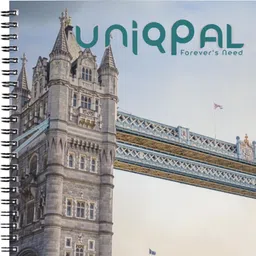 uniqpal SPIRAL Notebook A4 Notebook UNRULED/PLAIN 200 Pages image 4