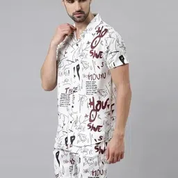 indyanvastra Shirt Regular Shorts Co-ords Set image 2