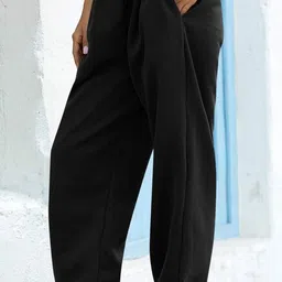 dockstreet Women Solid Grey Track Pants-picture-36