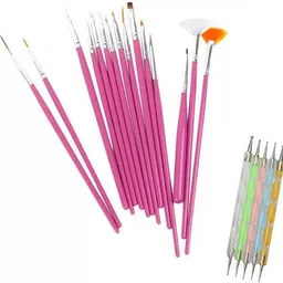 pohok Professional 15 Nail Art Brush, 5 (2-Way) Dotting Tool Pen (P (2 Items in the set)-picture-13