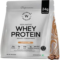 wellbeing nutrition Whey Protein Isolate + Concentrate, 24g Protein, 12g EAA, 5.8g BCAA Whey Protein-picture-20