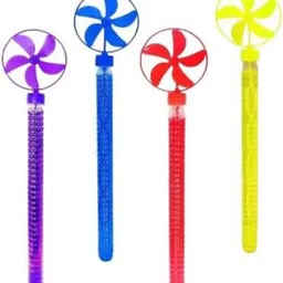 ( 4 Pcs ) Bubble Stick Toy Colorful Bubble Blaster Toy Long Stick for Kids-(G77)-image-28