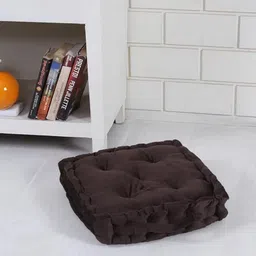 rudrahome Cotton Floor Cushion Pack of 1 Solid-picture-17