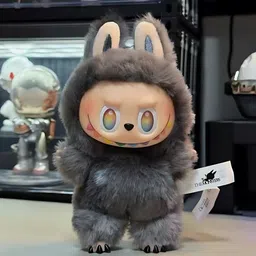 have fun premium Quality Labubu Toy | Labubu Doll Soft Toy For kids | (Random color-1 Pc) - 17 cm image 4