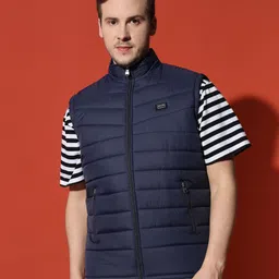 ducohive Men Solid Bomber Jacket image 1