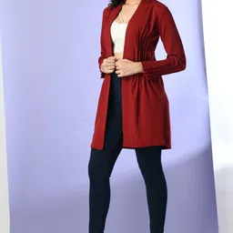 sakshi trader Women Solid Double Breasted Party Blazer image 2
