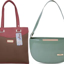 Women Tan, Grey Messenger Bag-image-34