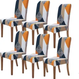 quirkyhub Polycotton Geometric 1 Seater Chair Cover-picture-18