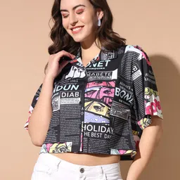 tandul Women Regular Fit Printed Casual Shirt-picture-24