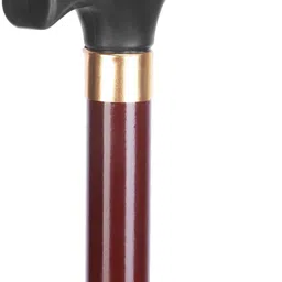 dr doc Ch-Strong Walking Stick with Adjustable Height, Mild-Steel Body, Light Weight Walking Stick image 3