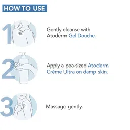 bioderma Atoderm Creme Ultra Daily Hydrating Moisturizer For Normal To Sensitive Dry Skin image 4