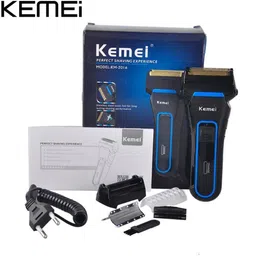 Kemei KM 2016 Men's Cordless Electric Shaver Razor beard Trimmer Rechargeable Reciprocating Double Groomer Wet and Dry Use Trimmer 45 min Runtime 1 Length Settings-picture-23