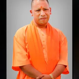 Yogi Adityanath Photo Frame | Yogi Photo Frame Digital Reprint 13.5 inch x 10 inch Painting-image-26