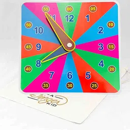 plus shine Student Dummy time learning clock for kids to teach and learn time in watch Toy-picture-21