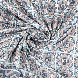 texstylers Cotton 6 Seater Abstract Table Cover image 2