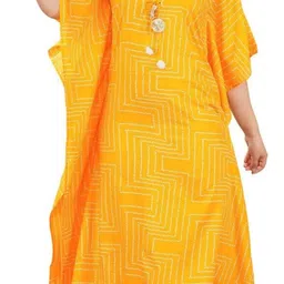 mf hayat Printed Rayon Women Kaftan-picture-11