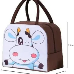 krishna world enterprise Lion Lunch Bag and White Cow Lunch Bag Waterproof Lunch Bag image 3