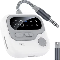 Etzin Power Cord 0.1 m 5.4 Airplane Bluetooth Adapter for 2 ArPods Headphones, Bluetooth Transmitter for TV to Wireless Headphones-picture-10