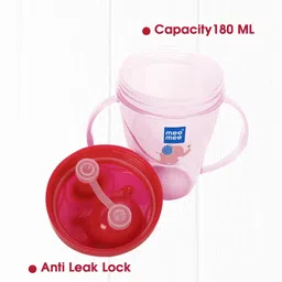meemee Baby Sipper cup BPA free convirtable for toddler kid , soft spout straw mug image 4