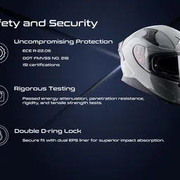 axor Apex Solid Motorbike Helmet image 2