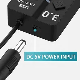 coolcold USB Hub 3.0 for PC, Laptop, 7-Port USB 3.0 Hub with Individual Power Switches USB Hub 3.0 for PC, Laptop, 7-Port USB 3.0 Hub with Individual Power Switches USB Hub image 4