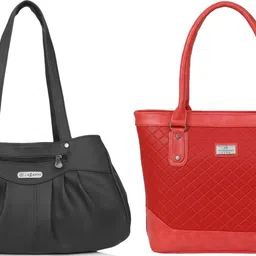 Women Black, Red Shoulder Bag-image-22