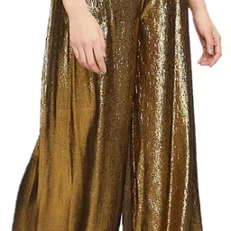 mixfit Women Relaxed Gold Polycotton Trousers image 2